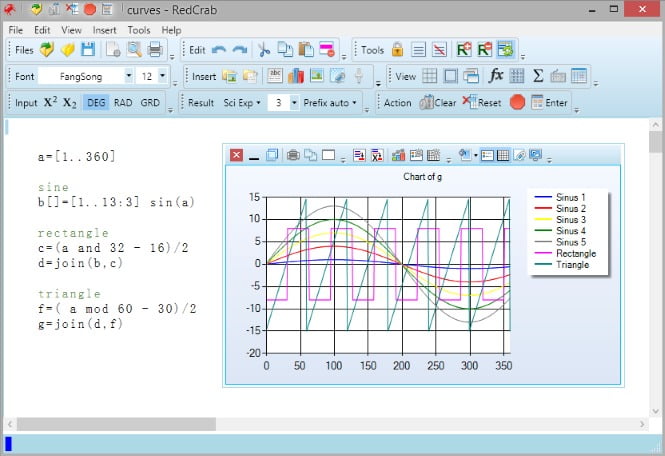 RedCrab Calculator PLUS โปรแกรม เครื่องคิดเลข จัดวางสูตรพีชคณิต ฟรี ล่าสุด