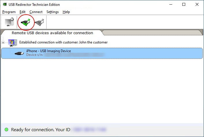 USB Redirector Technician 2 ล่าสุด โปรแกรมแชร์ USB ระยะไกล