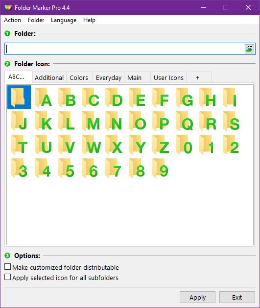 Folder Marker Pro 4 ล่าสุด โปรแกรม ปรับแต่งโฟลเดอร์ เปลี่ยนสี เปลี่ยนไอคอน ฟรี