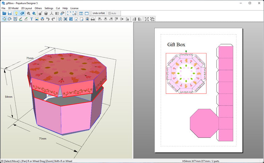 Pepakura Designer 6 ล่าสุด โปรแกรมสร้าง Papercraft