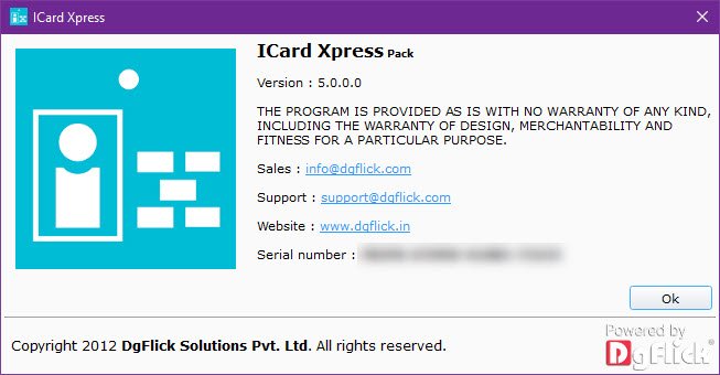 ICard Xpress Pack / โปรแกรม ออกแบบนามบัตร ครบวงจร ฟรี ล่าสุด