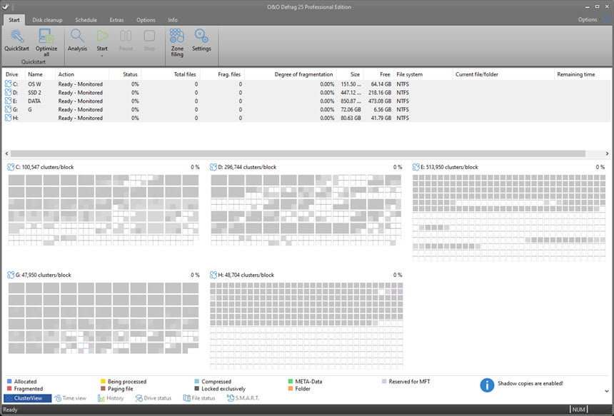 O& ล่าสุด;O Defrag Pro 31 โปรแกรมจัดเรียงข้อมูลอัจฉริยะ เพิ่มความเร็ว PC