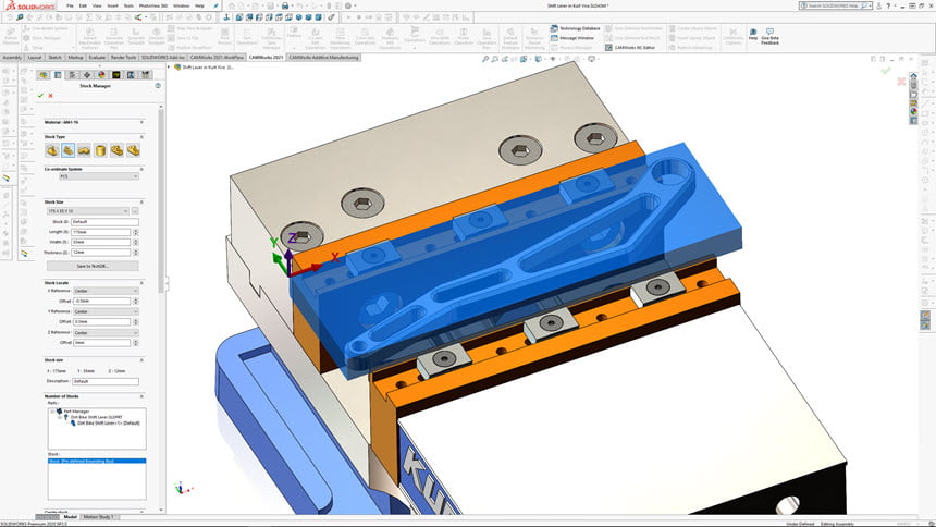 CAMWorks 2021 SP3 (x64) for SolidWorks โปรแกรมออกแบบ 3D CAM ฟรี