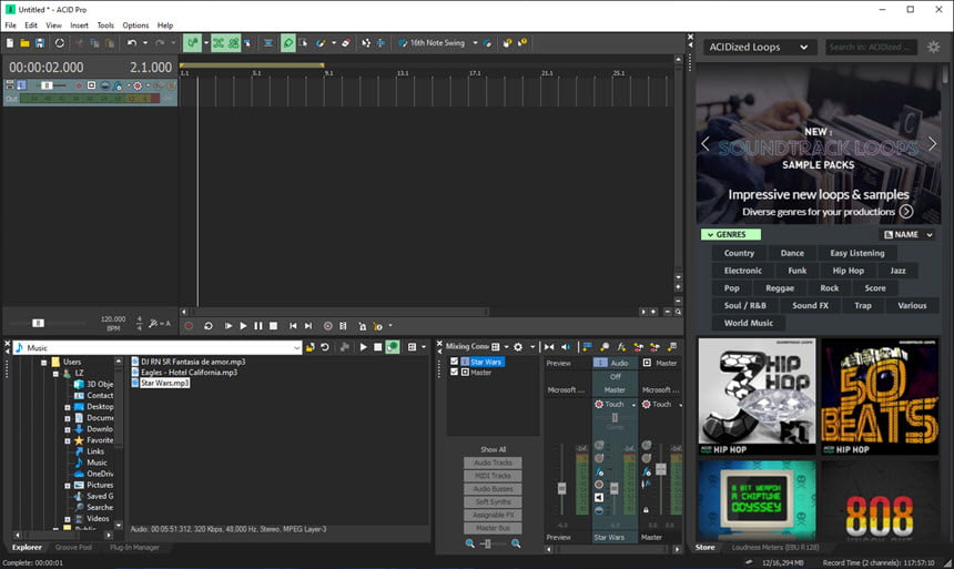 MAGIX ACID Pro Suite 11 ล่าสุด โปรแกรมตัดต่อเสียง