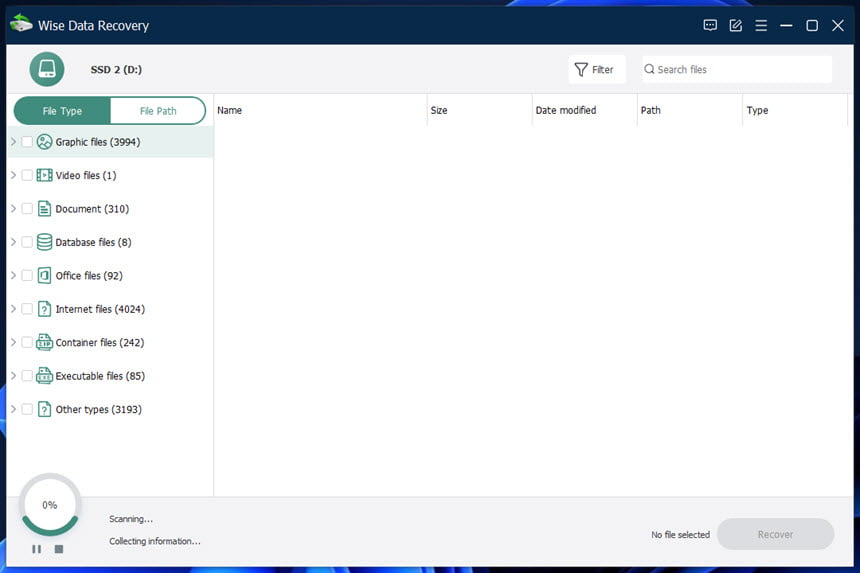 Wise Data Recovery Pro 6 ล่าสุด โปรแกรมกู้ข้อมูล ใช้ง่าย