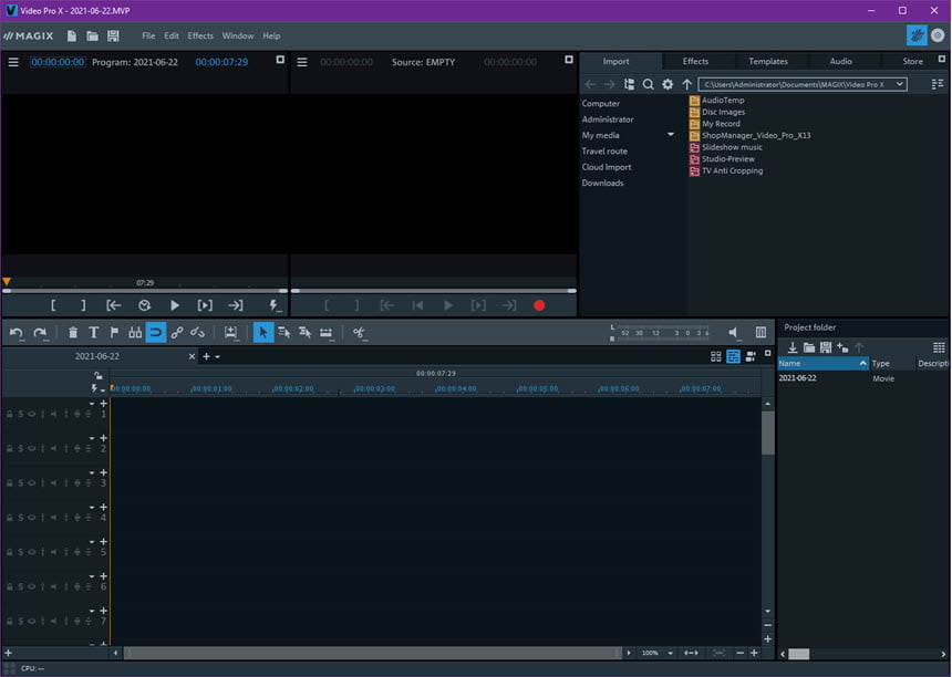 MAGIX Video Pro X17 โปรแกรมตัดต่อวิดีโออัจฉริยะ งานโปรดักชันมืออาชีพ ล่าสุด