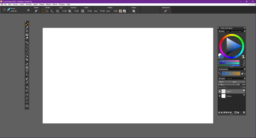 Corel Painter 2022 ล่าสุด โปรแกรมวาดรูป ลงสีภาพ สร้างงานศิลปะ ฟรี