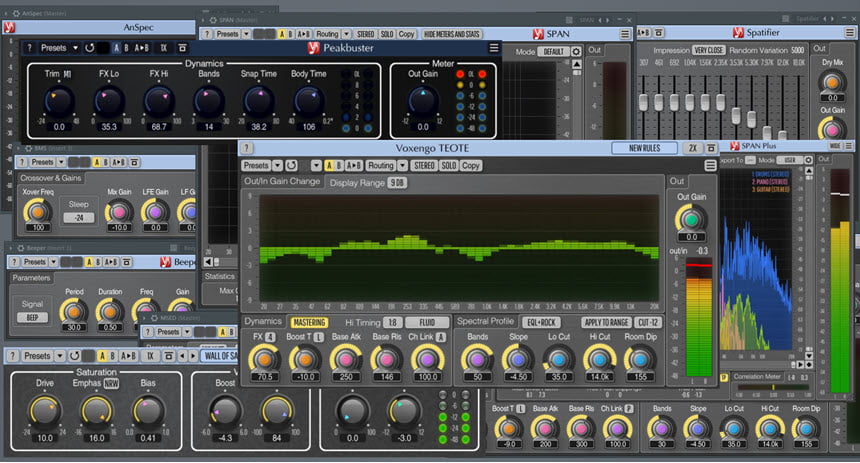 Voxengo Complete Bundle 2025.10 ชุดปลั๊กอิน Mix & Mastering โปรแกรม