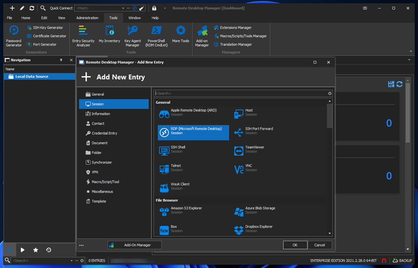Remote Desktop Manager 2025 ล่าสุด โปรแกรมจัดการการเชื่อมต่อระยะไกล