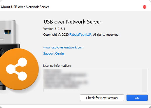 USB over Network (Server & ล่าสุด; Client) โปรแกรม แชร์อุปกรณ์ USB ระยะไกลผ่านเครือข่าย ฟรี