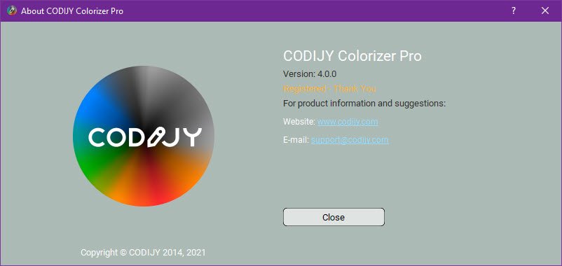 CODIJY Colorizer Pro 4 ล่าสุด โปรแกรมปรับสีภาพถ่าย แปลงภาพขาวดำเป็นภาพสี ฟรี