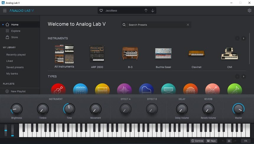 Arturia V Collection 11 ล่าสุด Pro ชุดปลั๊กอิน VST จำลองเสียงคีย์บอร์ด เปียโน ซินธิไซเซอร์ โปรแกรม