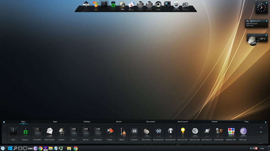 Winstep Xtreme 20.10 (Pre-Activated) โปรแกรมปรับแต่งหน้าจอ Desktop จัดระเบียบหน้าจอเดสก์ท็อป ฟรี