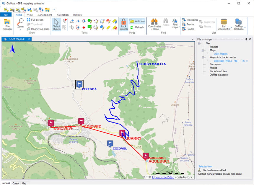 OkMap Desktop 19 ล่าสุด โปรแกรมแผนที่ดิจิทัลและข้อมูล GPS ระดับมืออาชีพ