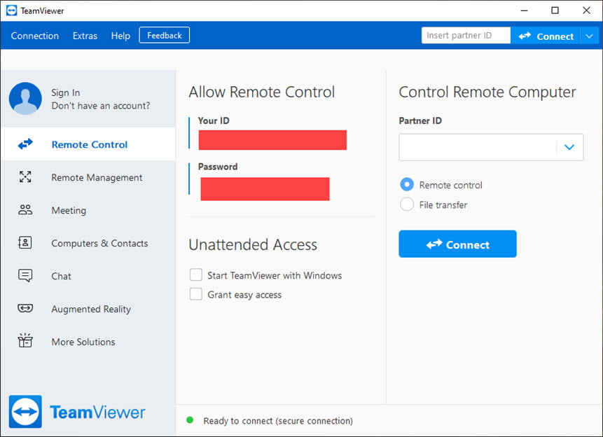TeamViewer 15 ล่าสุด + Resetter Tools โปรแกรมเชื่อมต่อระยะไกล ฟรี