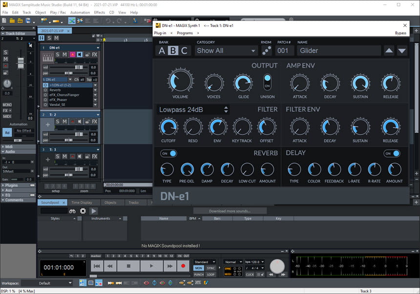MAGIX Samplitude Music Studio X8 โปรแกรมตัดต่อเสียง ครบวงจร ล่าสุด