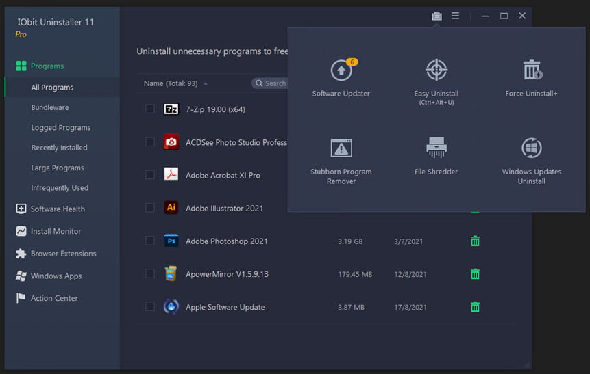 IObit Uninstaller Pro 15 ล่าสุด โปรแกรมช่วยถอนการติดตั้งแบบหมดจด