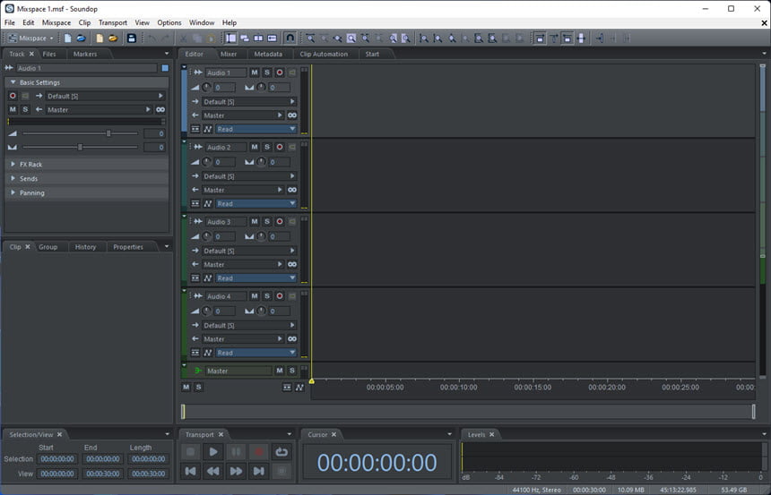 Soundop Audio Editor 1 ล่าสุด โปรแกรมตัดต่อเสียง