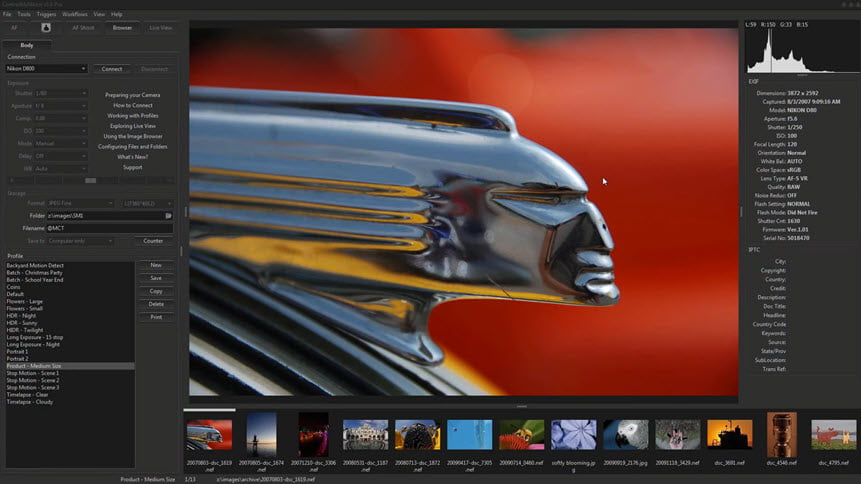 ControlMyNikon Pro 5 ล่าสุด โปรแกรมควบคุมกล้องผ่าน PC