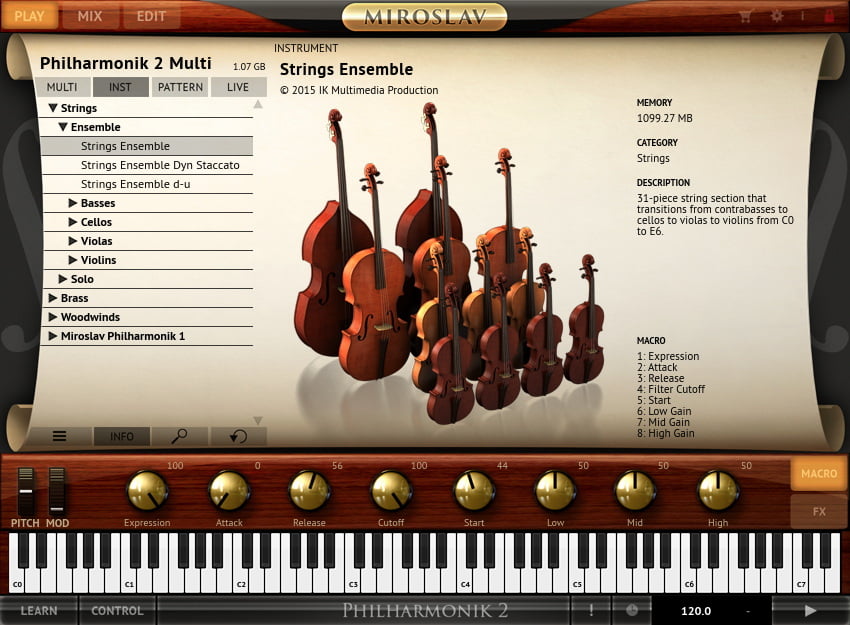 Miroslav Philharmonik 2 ล่าสุด พร้อม Sound Content (Win/macOS) ปลั๊กอิน VST Orchestral Instrument ฟรี โปรแกรม