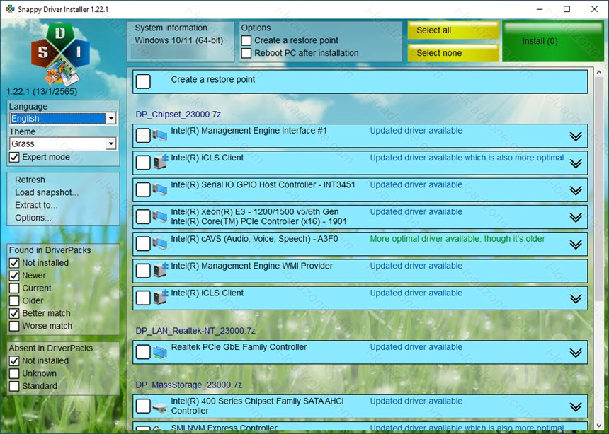 SamDrivers 23.1 Full พร้อม LAN [English][Google Drive] โปรแกรมลงไดรเวอร์