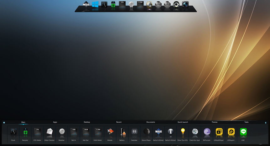 Winstep Nexus Ultimate 22 ล่าสุด โปรแกรมปรับแต่ง Desktop