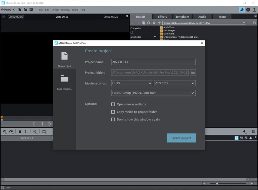 MAGIX Movie Edit Pro 2022 ล่าสุด Premium 21 โปรแกรมตัดต่อวิดีโอ ใส่เอฟเฟค ฟรี