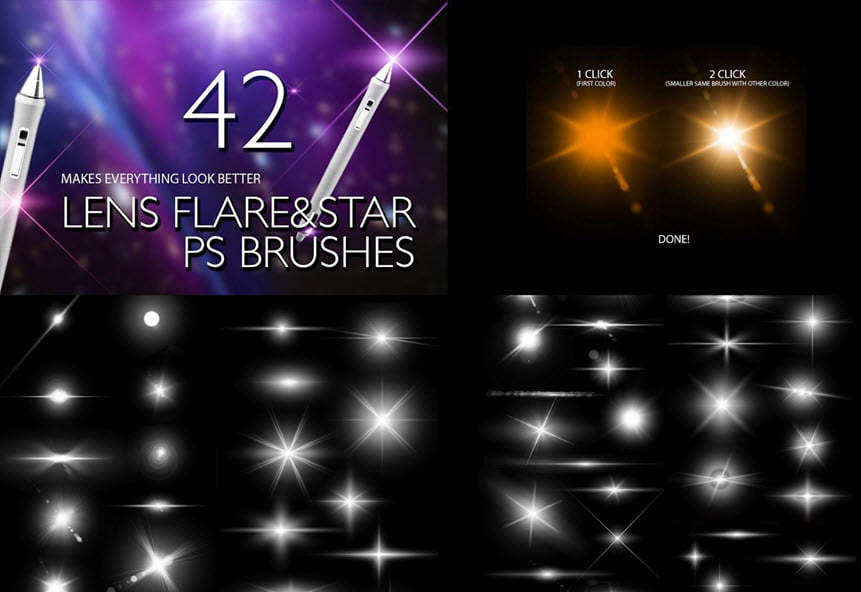 5600 Photoshop Brushes Mega Bundle ชุดรวมหัวแปลง (Brushes) สำหรับ Photoshop มากกว่า 5600พร้อม รายการ ฟรี โปรแกรม