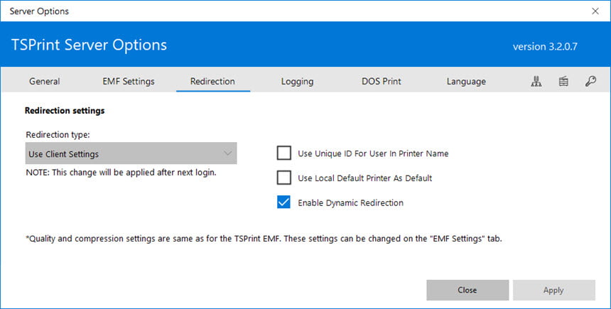 TerminalWorks TSPrint 3 ล่าสุด โปรแกรมสั่งพิมพ์ระยะไกล Remote Printing ฟรี