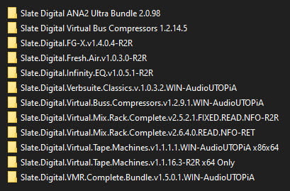 Slate Digital Collection ชุดรวมปลั๊กอิน VST จำลองเครื่อง Analog และปลั๊กอินทำเพลงต่างๆ ฟรี โปรแกรม