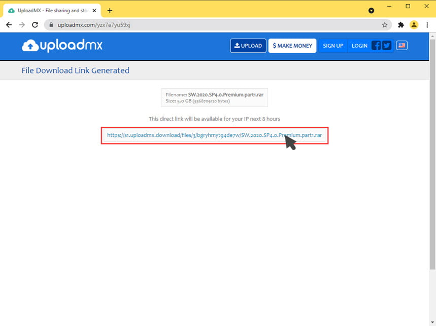 How to Download files from UploadMX