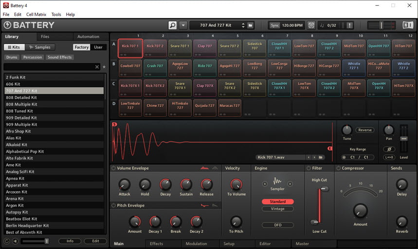 Native Instruments Battery 4 ล่าสุด พร้อม Library ปลั๊กอิน VST Drum Sampler โปรแกรม