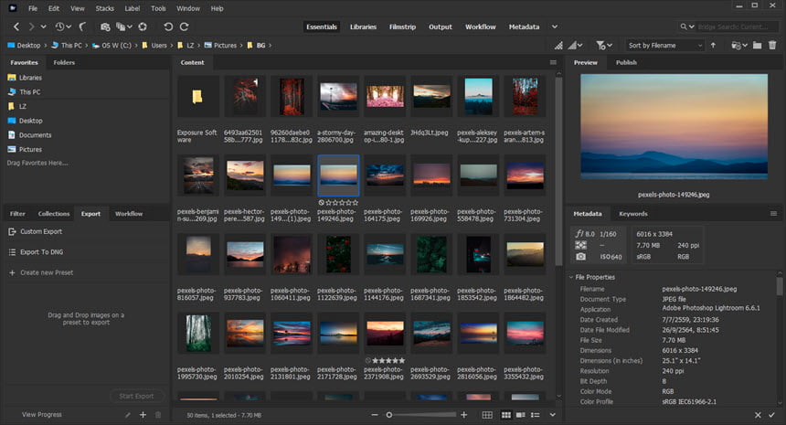 Adobe Bridge 2026 ล่าสุด โปรแกรมจัดการไฟล์ดิจิทัลอัจฉริยะ