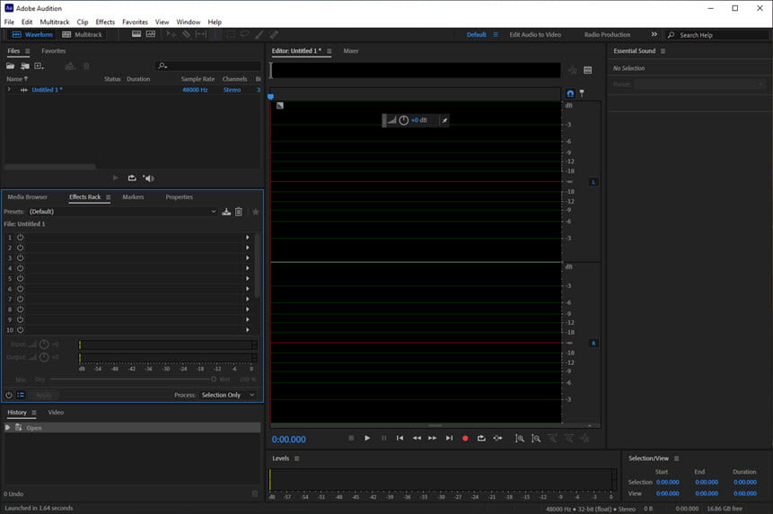 Adobe Audition 2022 ล่าสุด (x64) โปรแกรมตัดต่อเสียง