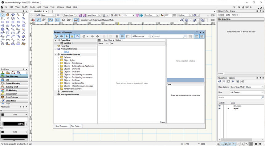 VectorWorks 2023 SP4 (x64) โปรแกรมเขียนแบบ CAD 2D / 3D