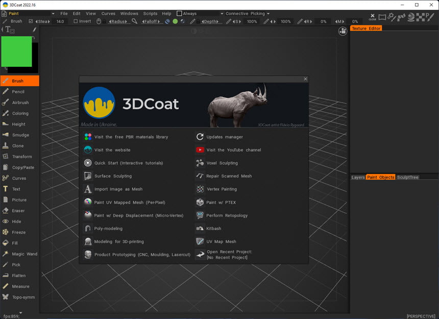 3DCoat 2025.13 โปรแกรมออกแบบ 3D สร้างโมเดล 3 มิติ