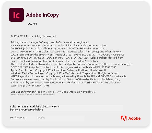 Adobe InCopy 2022 ล่าสุด (x64) โปรแกรมออกแบบสิ่งพิมพ์