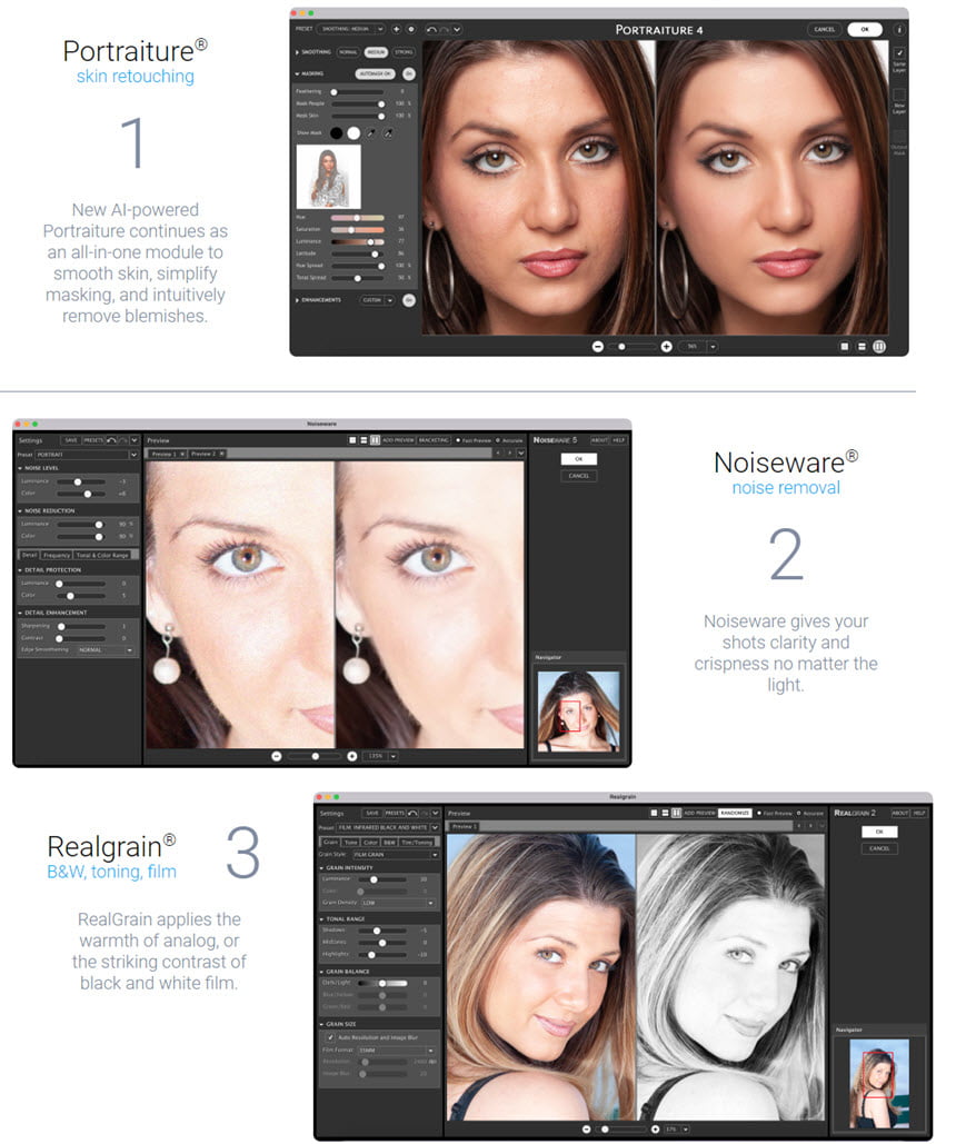 Imagenomic Professional Plugin Suite ชุดปลั๊กอินรีทัช Photoshop โปรแกรม