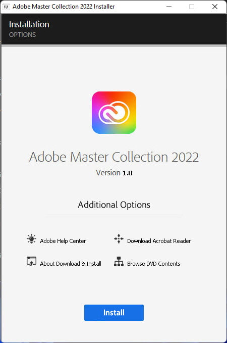 Adobe Master Collection 2022 v12 รวมโปรแกรม Adobe 2022 โปรแกรม