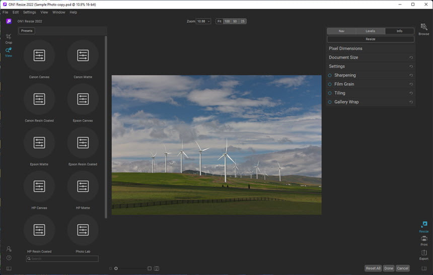 ON1 Resize AI 2026 ล่าสุด.4 โปรแกรมขยายขนาดรูปภาพอัจฉริยะ ด้วย AI