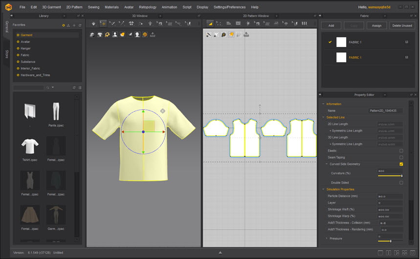 Marvelous Designer Enterprise 2025 ล่าสุด โปรแกรมออกแบบเสื้อผ้า 3 มิติ