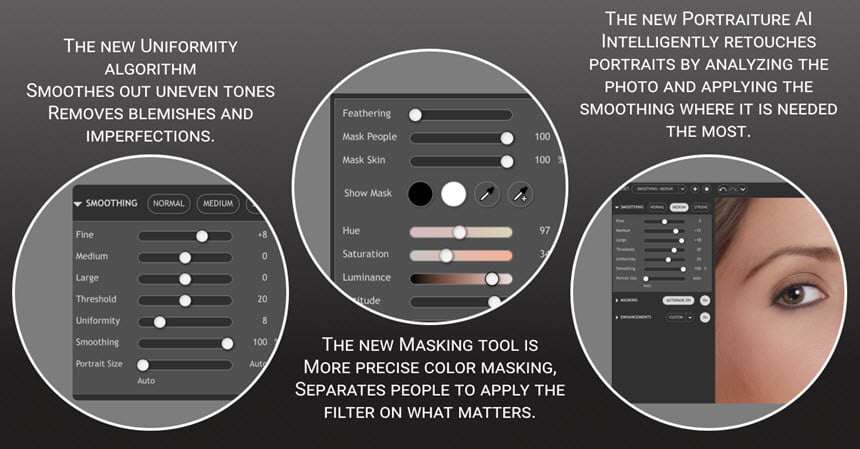 Imagenomic Portraiture 4.5 ปลั๊กอินรีทัช สำหรับ PS / Lr โปรแกรม