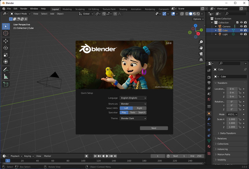Blender 5 ล่าสุด โปรแกรมสร้างโมเดล 3 มิติ และอนิเมชั่นระดับโลก