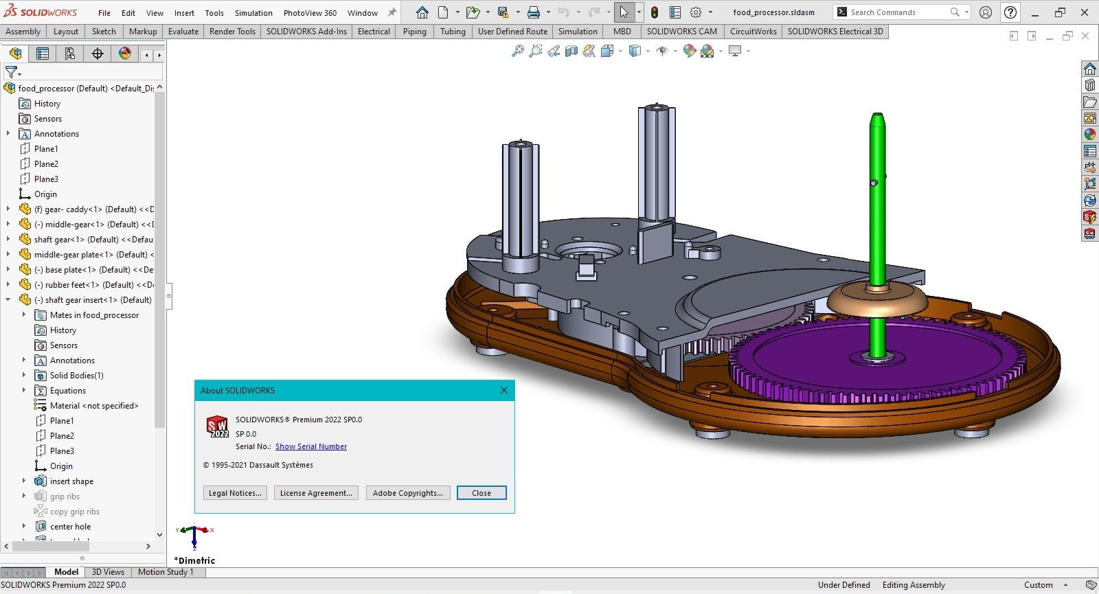 SolidWorks 2022 SP5 Full Premium พร้อม VDO สอนติดตั้ง โปรแกรม