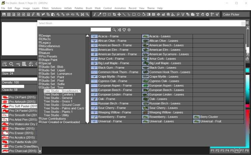 TwistedBrush Pro Studio 26.05 โปรแกรมวาดภาพ