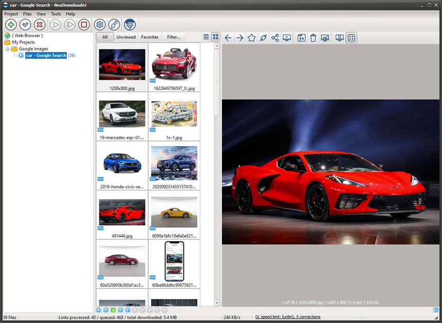 NeoDownloader 4 ล่าสุด โปรแกรมดาวน์โหลดรูปภาพจากเว็บไซต์ต่างๆ