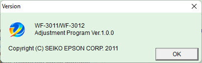 โปรแกรมเคลียร์ซับหมึก EPSON WF-3012 WF-3011