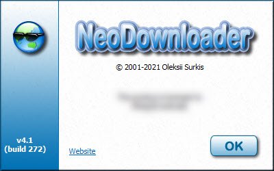 NeoDownloader 4 ล่าสุด โปรแกรมดาวน์โหลดรูปภาพจากเว็บไซต์ต่างๆ
