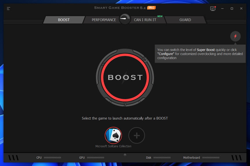 Smart Game Booster Pro 5 ล่าสุด โปรแกรมบูสท์ PC เล่นเกมไม่กระตุก