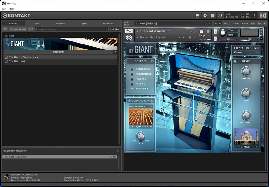 Native Instruments – The Giant Library สำหรับ KONTAKT ฟรี ล่าสุด โปรแกรม